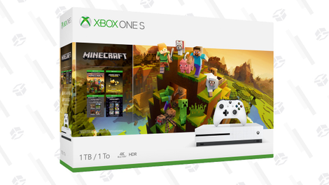 Xbox One S 1TB Minecraft Creators Bundle | $199 | Walmart | Possible $10 off with code ELLEN10 (new accounts only)